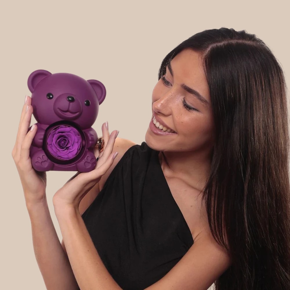 Czuły Prezent - Wieczny Niedźwiedź i spersonalizowany naszyjnik